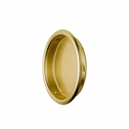PAMEX 2-1/8in Finger Pull with Snap-In Installation Bright Brass Finish DD0620PB